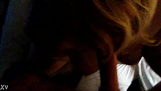 Amateur Blonde Delivers Sloppy Blowjob in Homemade Video Clip