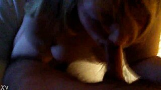 Amateur Blonde Delivers Sloppy Blowjob in Homemade Video Clip