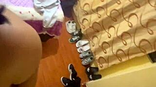 Latina Amateur Lets Fan Fill Her with Seed in Raw X Video