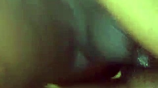 She bends over, wet pussy making me cum hard