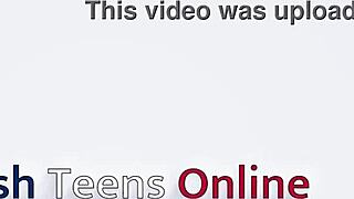 real 18 year old teases with oily handjob skills