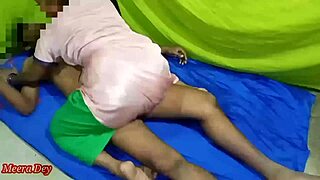 Wife's intimate moment with friend in doggystyle position results in surprising waist strain