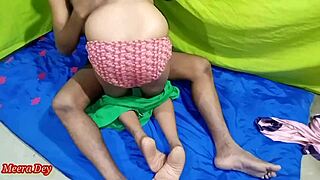 Wife's intimate moment with friend in doggystyle position results in surprising waist strain