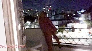 did anyone see the married milf fucking her brother-in-law on the balcony?