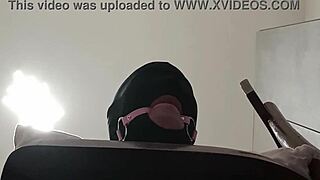 Yo, check this blindfolded milf tied up getting drilled everywhere