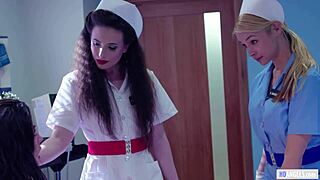 In this strange hospital, lesbian nurses and doctors like Whitney Wright and Casey Calvert engage in passionate encounters