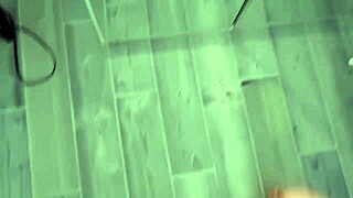 Hot Italian guy with blue eyes jerks off, shakes ass, sniffs panties, flashes feet, talks dirty to roommate lover