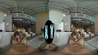 allie addison fucking her horny landlord to pay the rent in vr