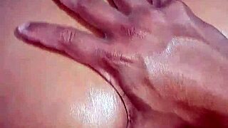 naughty wife in lingerie gives ass to big cock while husband watches