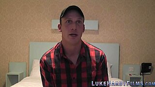 Blonde British Girl Riding Luke Hardy in Hardcore Action