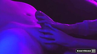 Girl gave a sensual handjob to her boyfriend’s dick