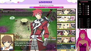 Vtuber lewdneko is playing evenicle, an adult game - Vtuber