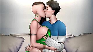 i got so lucky with this huge tits babe, she sucked my cock and took it in her ass