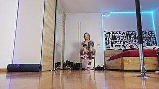 Hey, check out this high heels fashion show with sexy feet! 😍