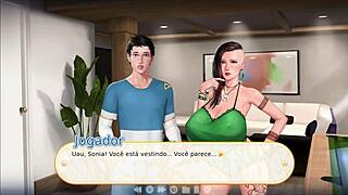 i got so lucky with this huge tits babe, she sucked my cock and took it in her ass