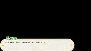 i got so lucky with this huge tits babe, she sucked my cock and took it in her ass