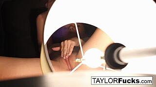 Taylor Vixen Masturbates Nude In Her Hotel Room, Showing Off Big Tits And Pussy