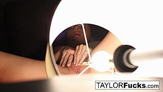 Taylor Vixen Masturbates Nude In Her Hotel Room, Showing Off Big Tits And Pussy