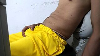 hey, this latina student is so kinky, pulling out her big dick in homemade video 😏