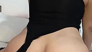 Big ass Colombian masturbates and shakes her ass for you, squirting hard! 😍