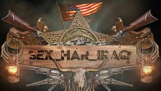 In the Arab world, a Muslim woman in hijab slowly inserts a big penis into her tight ass, feeling every inch of the monster cock stretching her pussy during intense sex