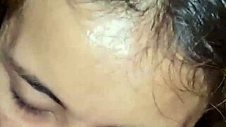 I cum in her mouth after intense oral sex with cum swallowing