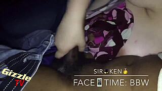 White BBW gives sloppy interracial blowjob to big cock