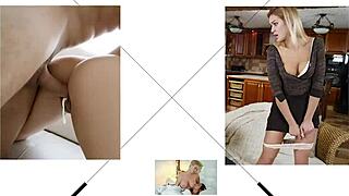 Goldie Rush gets her shaved pussy fucked by JMAC's big cock.