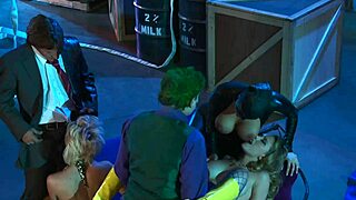 Big Boob Superheroines Dominate Horny Heroes in Wild Group Anal and Deepthroat Scene