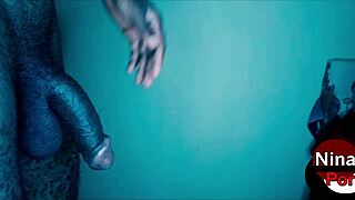 i'm obsessed with this ebony girl getting the wildest dodgy fuck ever