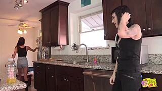 OMG! Skinny Janice Griffith seduced by lesbian Nikki Hearts into wild face sitting. She forgot her ex fast!