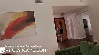 vr bangers outdoor threesome, uh, me with redhead n’ blonde lickin’ everywhere