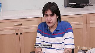 Petite Latina Experiences Deep Emotions in Rough Classroom Exam