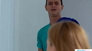 Hot Blondes Ivi Rein and Rebecca Volpetti Seduce Stepbro for Threesome