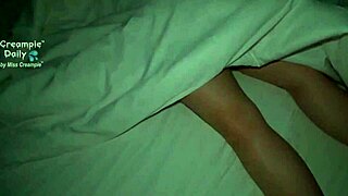 Juicy Chubby Amateur Shows Off Wet Shaved Pussy Lips in Tight Close-Up