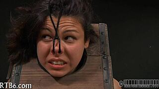 i watch this girl strip in the cage, her clothes gettin' ripped off