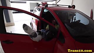 wanna see this bubblebutt tranny bounce her round booty?