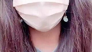 so, this ladyboy tingting gets naughty outdoors in female clothes and pees in public