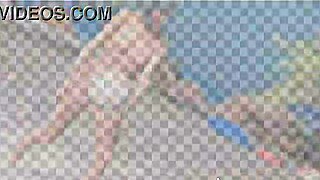 petite redhead topless on beach with piercing