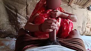 The beautiful Indian bride whispers, I'm getting hardcore with my brother-in-law on the ranch.