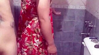 Retro Blue Film: Destroying My Neighbor Under Shower on Dec 19, 2024