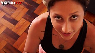 Sadira hotwife endures intense face fucking and cumwalking in erotic scene