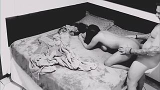 caught neighbor fucking wife on hidden camera part 2