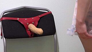 anal penetration with hot milf amateur's beautiful ass and dildo