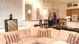 Small Tits Shae Parker Fucked Hard By Big White Cock At First Casting