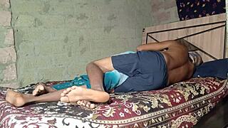 Hot Indian desi step brother-in-law bangs sister-in-law!