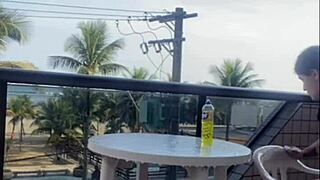 Marido Caught Me Washing the Balcony in a Bikini