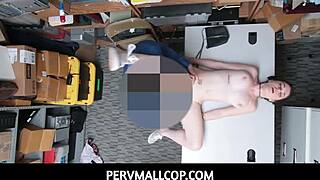 pervmallcop guard lovin' to punish bad college girls with ripped clothes