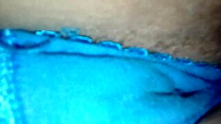 Blue leggings on my wife drive me wild!