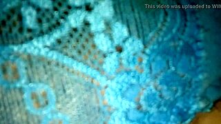 Blue leggings on my wife drive me wild!